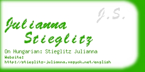 julianna stieglitz business card